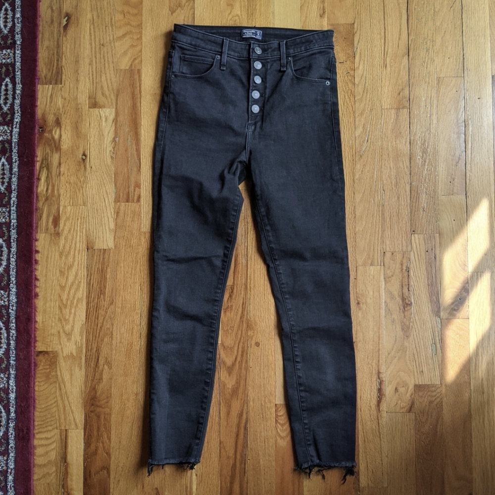 Abercrombie & Fitch High Rise Super Skinny Ankle